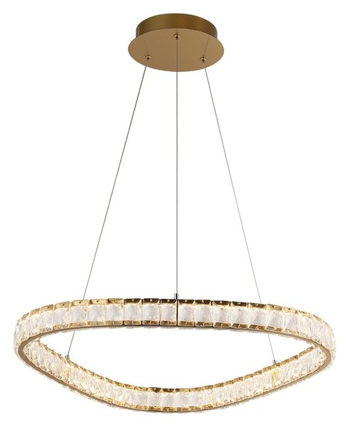 LUXERA 46151 - Lustră LED pe cablu MIST LED/43W/230V 4000K auriu