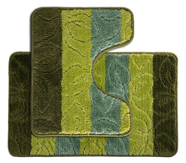 Covoraș de baie, verde, set 2 buc
