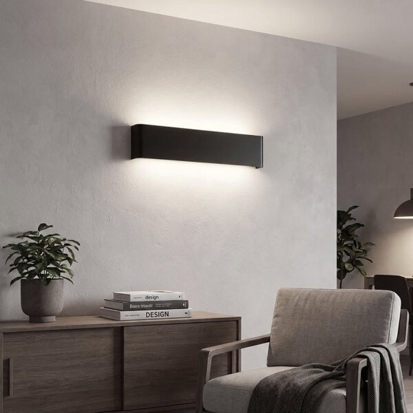 Aplică LED Ideal Lux DELTA LED/14W/230V 4000K 41 cm CRI 90 negru