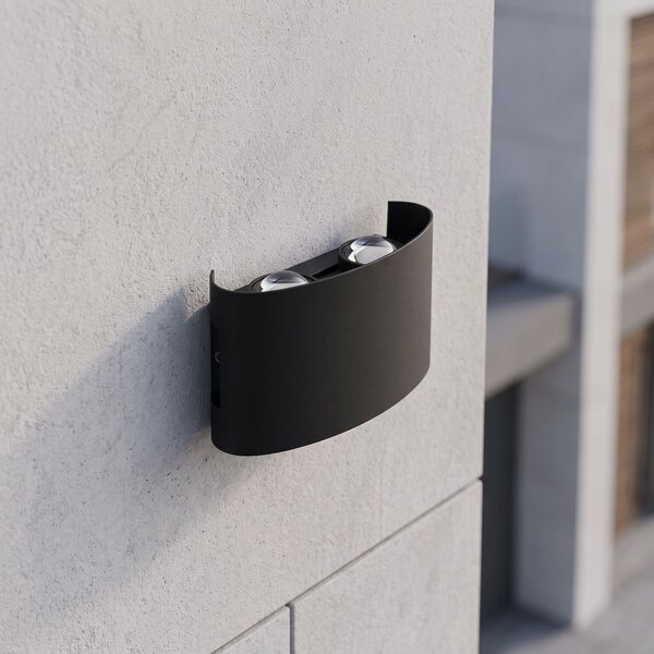 Aplică de perete pentru fațadă LED JNH039-4G Black