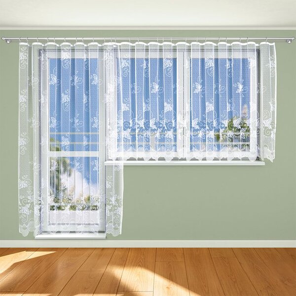 Perdea din jacard Tylex ALICE set de balcon