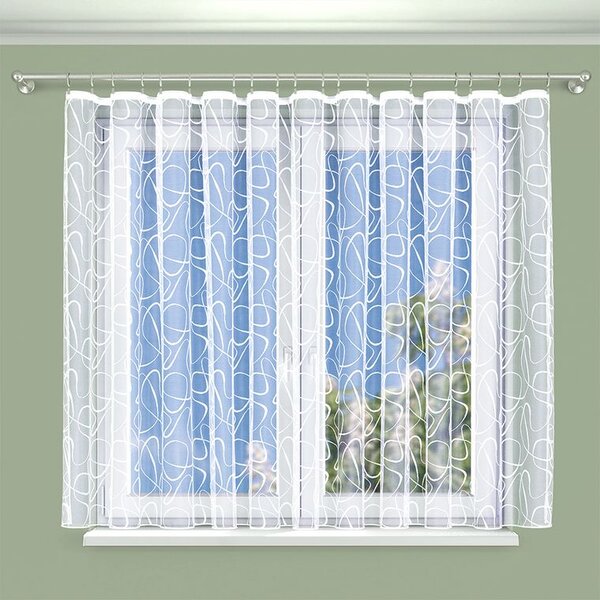 Perdea din jacard Tylex ZOE set de balcon