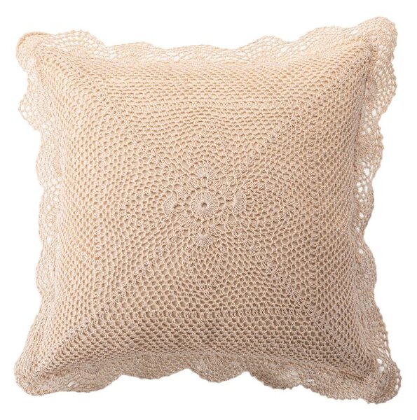 Set de 3 fețe de pernă croșetate 40 x 40 cm