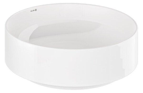 Kludi Resa R lavoar cu dop 40x40 cm rotund de blat alb luciu 58CW1043