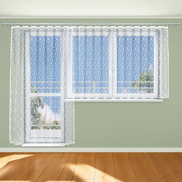 Perdea din jacard Tylex LILY set de balcon