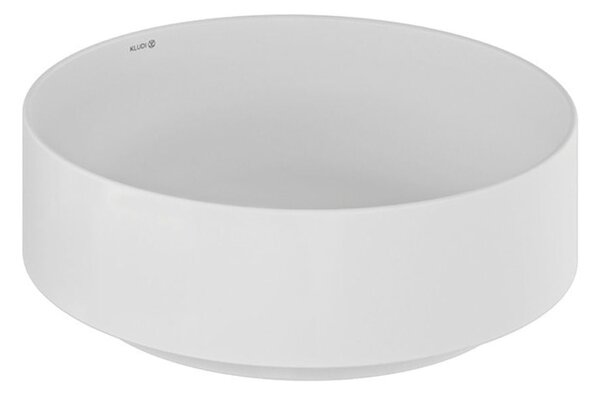 Kludi Resa R lavoar cu dop 40x40 cm rotund de blat alb mat 58CW1053