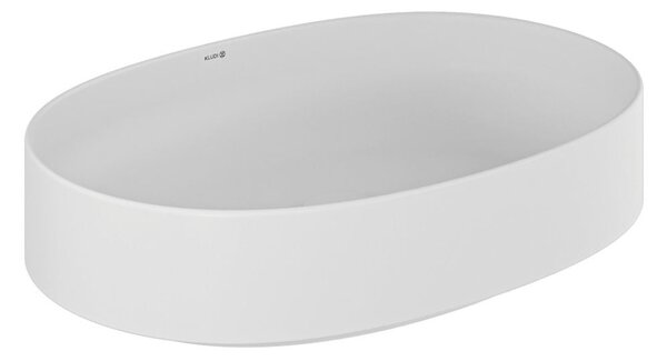 Kludi Resa O lavoar cu dop 60x40 cm ovale de blat alb mat 58CW2053