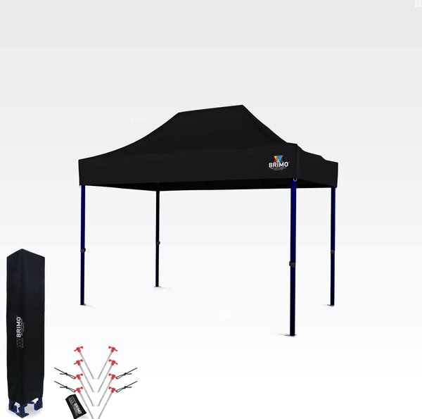 Cort extensibil de vânzare 2x3m | Cort pliabil rapid - fara 3 pereti - Negru