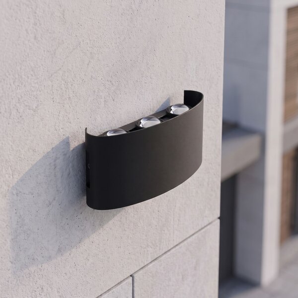 Aplică de perete pentru fațadă LED JNH040-6G Black