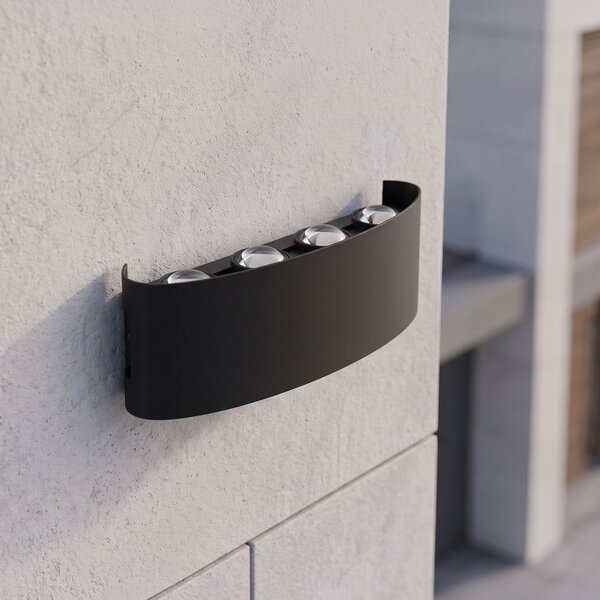 Aplică de perete pentru fațadă LED JNH041-8G Black