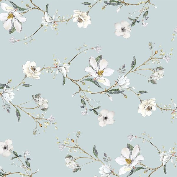 Față de masă teflonată MAGNOLIE CELESTĂ 140 x 180 cm