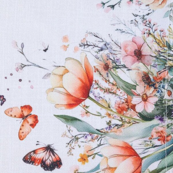 Traversă de masă cu imprimeu PĂȘUNE PROASPĂTĂ 40 x 110 cm