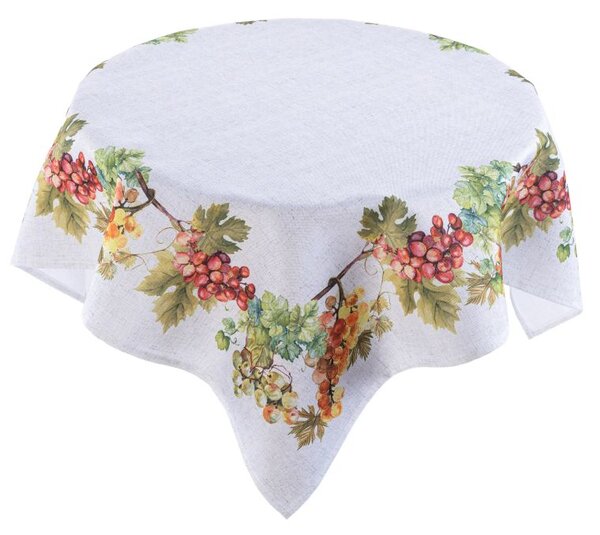 Față de masă centrală cu imprimeu VIȚĂ DE VIE 85 x 85 cm