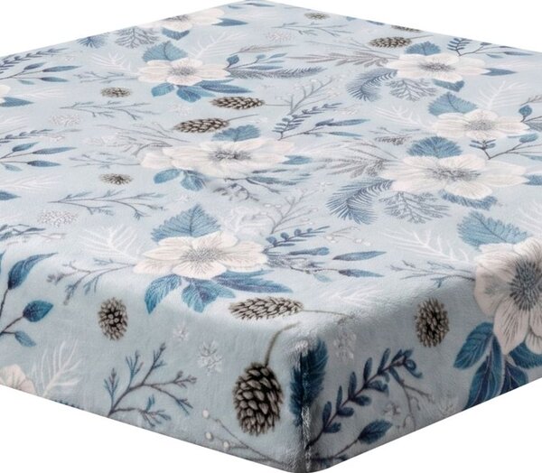 Cearceaf cu elastic din micropluș LINDA 90 x 200 cm