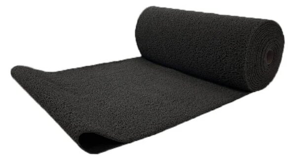 Covor Exterior Interior Spaghetty , Model Curly, Latimea 100 cm, Negru 100 x 500