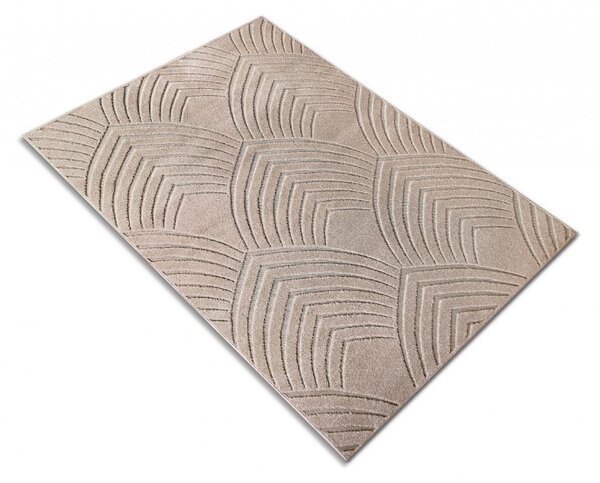 Covor Sufragerie, Model Oksi 38009 202, Bej 80x150