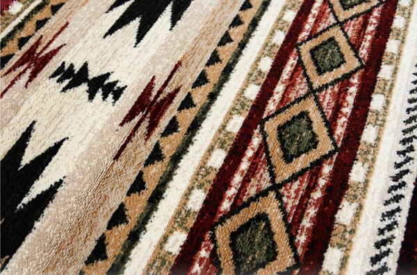Covor Traditional Sufragerie, Model 15080 120, Bej Maro 60 x 110