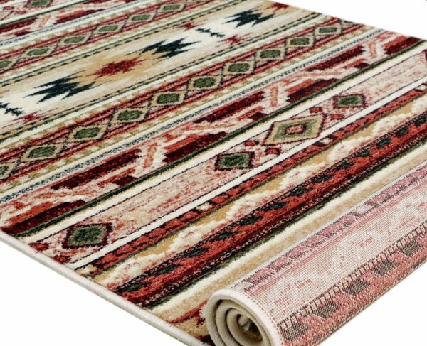 Covor Traditional Sufragerie, Model 15080 120, Bej Maro 60 x 110
