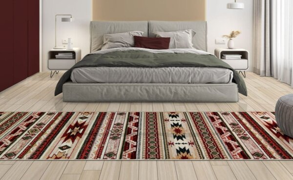 Covor Traditional Sufragerie, Model 15080 120, Bej Maro 60 x 110