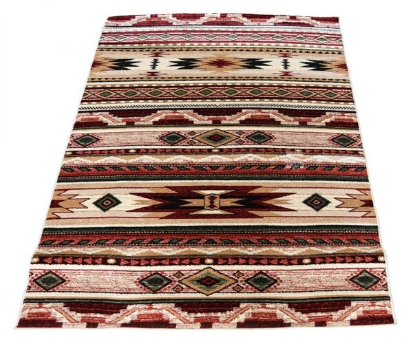 Covor Traditional Sufragerie, Model 15080 120, Bej Maro 60 x 110