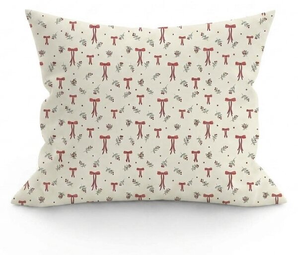 Fata de perna din polibumbac HOLLY BOWS POLY 45x45 cm, colorat