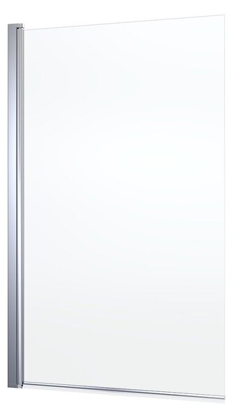 Oltens Fulla paravan cadă 85 cm o piesă crom luciu/sticlă transparentă 23102100