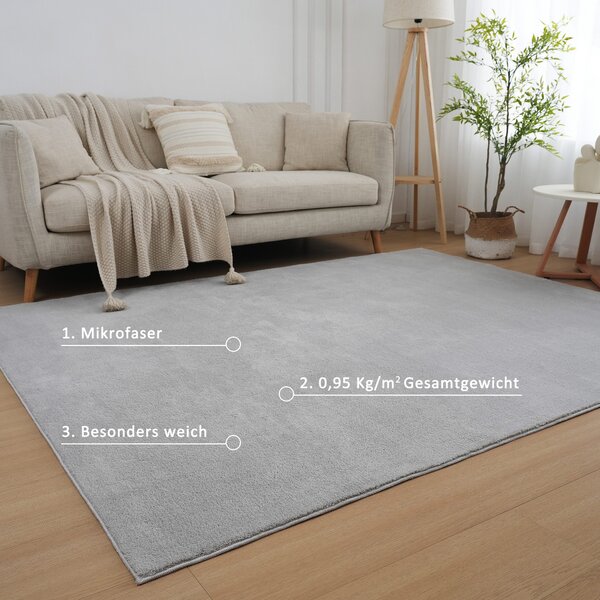 Covor Cali gri 120/180 cm