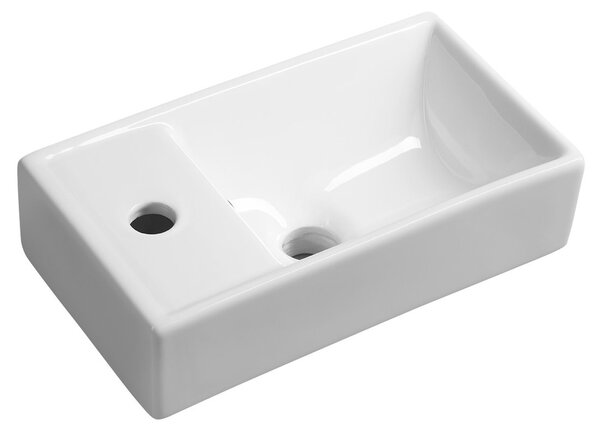 Sapho Sapho, chiuveta ceramica MINOS 40x22cm, stanga, 4759