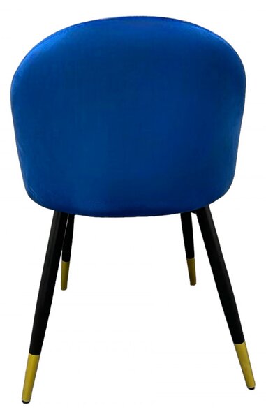 Scaun Modern Velvet catifea albastru Dc-2048