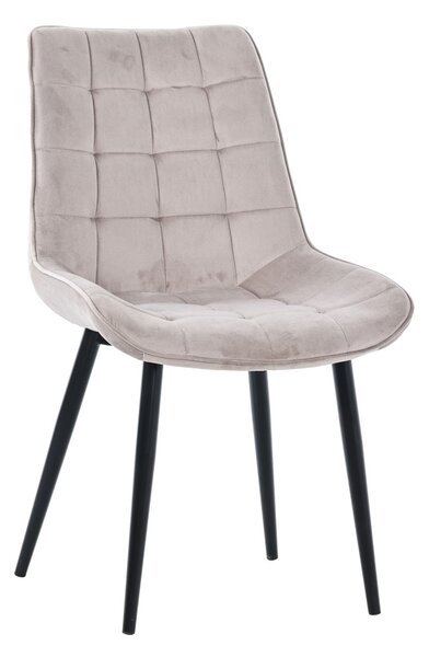 Scaun modern din catifea în culoarea trufei Firenze DC-2051