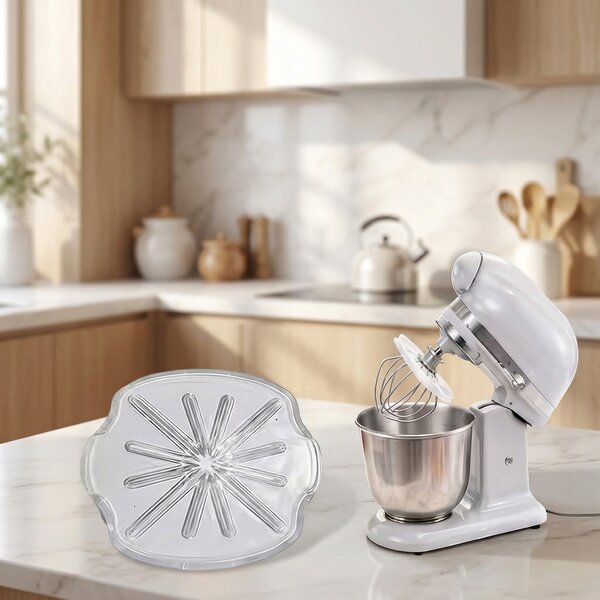 Capac anti-stropire pentru mixer planetar, 14,3 x 12,6 cm, pentru teluri cu 6 fire