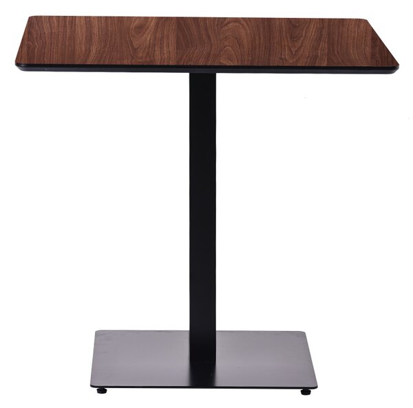Masă de Sufragerie Dreptunghiulară, Masă Bistro in Culoare Stejar Palermo - 70X70 cm./80x80 cm. Mdf-metal Palermo