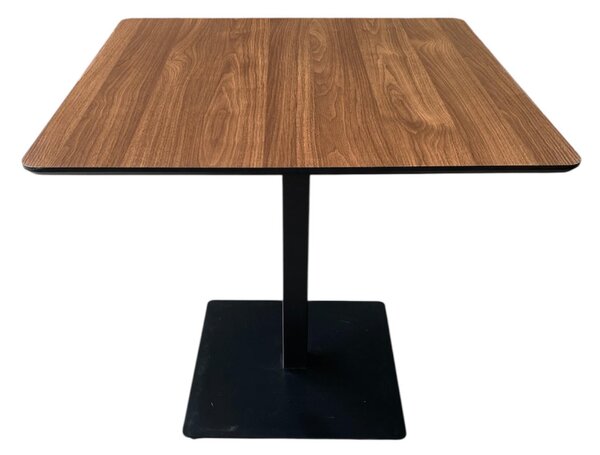Masă de Sufragerie Dreptunghiulară, Masă Bistro in Culoare Stejar Palermo - 70X70 cm./80x80 cm. Mdf-metal Palermo