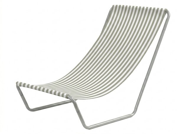 Sezlong plaja pliabil SAND STRIPES, verde