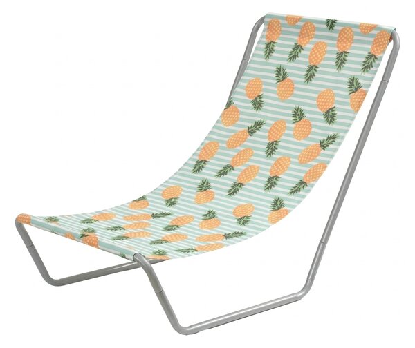 Sezlong de plaja pliabil SAND PINEAPPLE, colorat