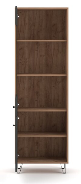 LUNA MIDI B Comodă Sonoma/Alb Mat
