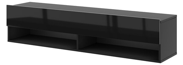 Suport TV de perete în culoarea stejarului. Iluminare LED opțională. RTV Vivo LE (VI-1) 100