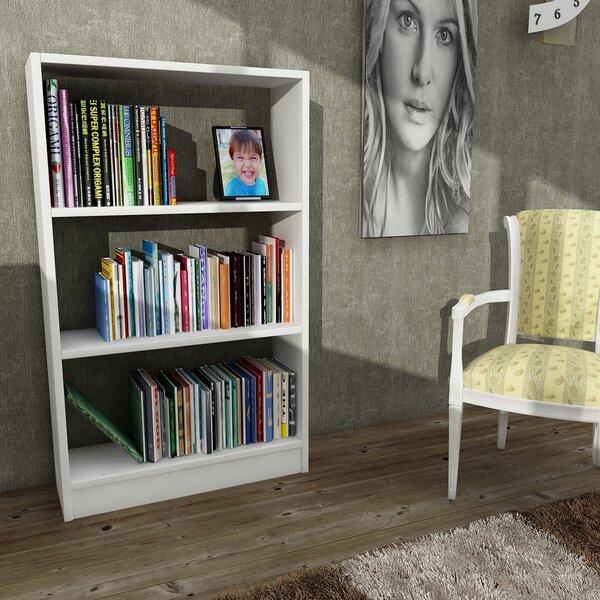 Biblioteca UnicUtil, 60 x 100 x 19.5 cm, Alb