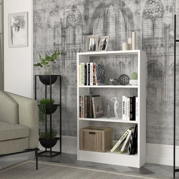 Biblioteca UnicUtil, 60 x 100 x 19.5 cm, Alb