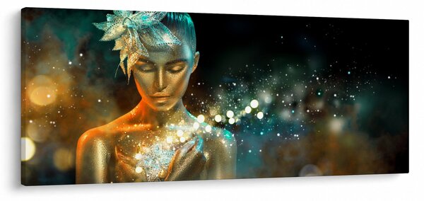 Tablou - zâna albastră (120x50 cm)
