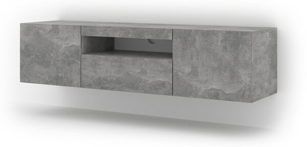 Comodă TV AURA 150 cm, culoare Beton