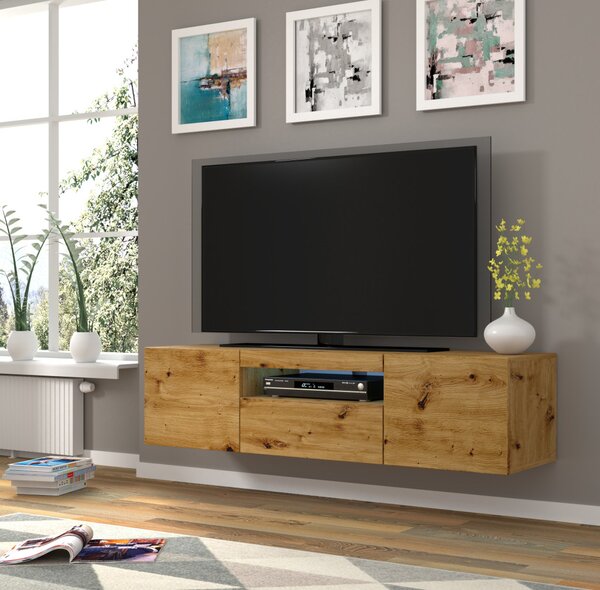 Comodă TV Aura 150 cm, culoare Stejar Artizanal
