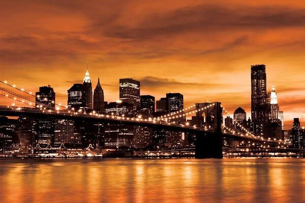 New York City la apus de soare - 228 - Fototapet24