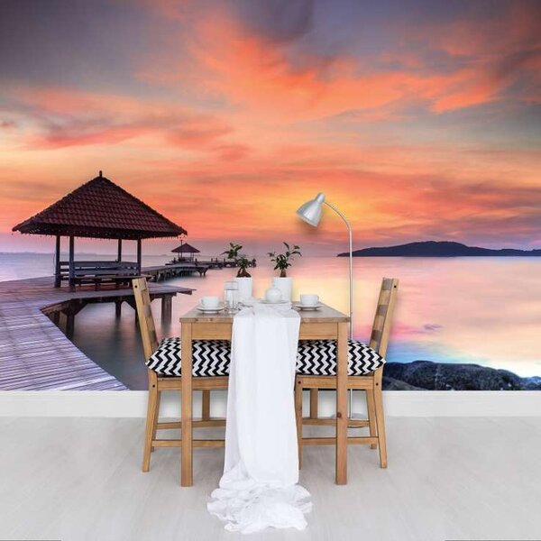 Locul perfect pentru relaxare la tropice - 12626 - Fototapet24