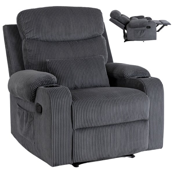 Fotoliu reglabil Trigesimo (gri) . Promo -14%. 1119228