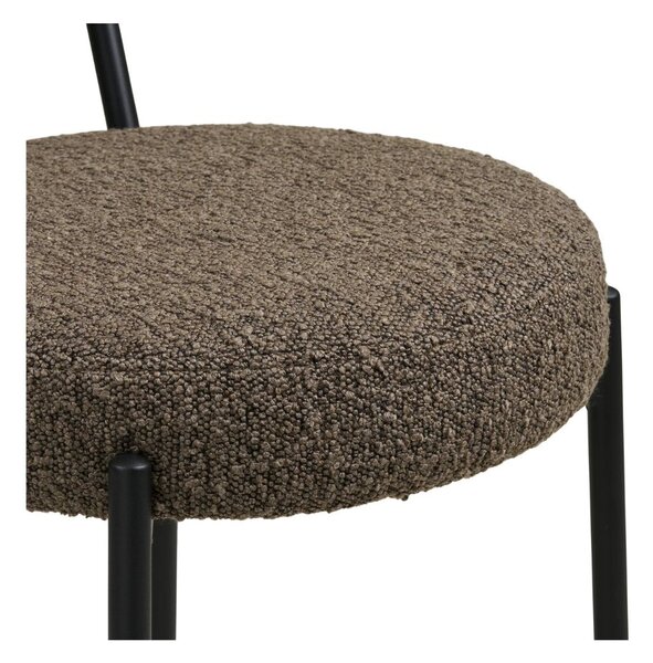 Scaun de bar Badalona maro, bouclé