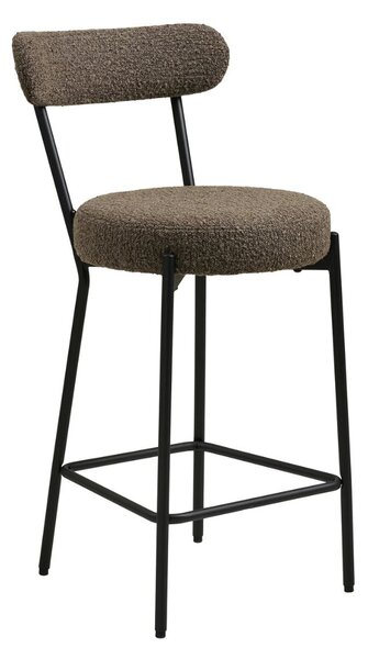 Scaun de bar Badalona maro, bouclé