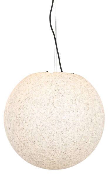 Lampă de exterior inteligentă gri 45 cm IP65 cu LED inclus - Nura