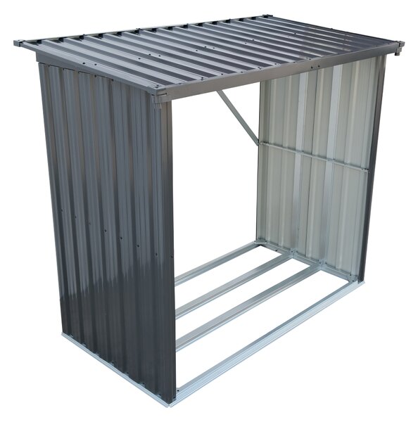 Furnigo Adăpost pentru lemne 154x163x89 cm - antracit