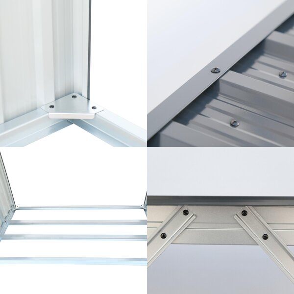 Furnigo Adăpost pentru lemne 154x163x89 cm - antracit
